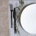 Placemats set of 2 gray