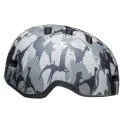 Lil Ripper Helmet matte gray/silver camosaurus - Helmets, reflectors and accessories so that our children are well protected | Stadtlandkind