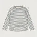 Langarmshirt Grey Melange Off White - Knall bunte aber auch schlichte Langarmshirts in skandinavischen Designs für die kühleren Tage | Stadtlandkind