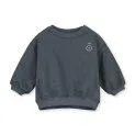 Baby Sweatshirt Blue Grey - Cuddly warm sweatshirts and knitwear for your baby | Stadtlandkind