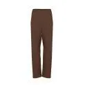 Cupro High Waist Pants Dark Earth - Chinos and joggers simply always fit | Stadtlandkind