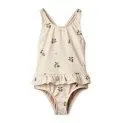 Swimsuit Amara Peach Seashell - The right swimsuit for your kids with ruffles, stripes or rather an animal print? | Stadtlandkind