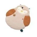 Baby Activity Play Blanket Blinky the Owl Beige - Play blankets and play mats protect the little ones from the cold floor | Stadtlandkind