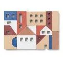 Cubes en bois Little Architect Dusty Brown - Construire et bâtir laisse libre cours à la créativité | Stadtlandkind