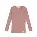 Langarmshirt Plain Tee Light Mauve - Brightly colored but also simple long-sleeved shirts in Scandinavian designs for the cooler days | Stadtlandkind