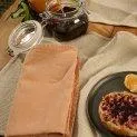 Serviette Erik 45x45 cm Patate douce - De beaux textiles de cuisine comme des torchons ou des serviettes de table | Stadtlandkind