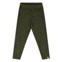 Leggings rib knit Loden Green