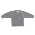 Baby wrap sweater gray melange - With knitted sweaters and cardigans optimally protected from the cold | Stadtlandkind