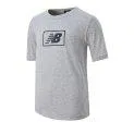 T-Shirt Essentials Logo athletic grey - Can be used as a basic or eye-catcher - great shirts and tops | Stadtlandkind