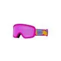 Skibrille Chico 2.0 pink geo camo;amber pink S2 - Top Skihelme und Skibrillen für einen top Ausflug in den Schnee | Stadtlandkind