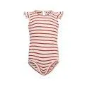 Baby bodysuit Bippi silk poppy stripes