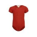 Baby Body Buddy Silk Poppy Red - Bodies for the layered look or alone as a summer outfit | Stadtlandkind