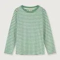 Bright Green Off White long sleeve shirt - Brightly colored but also simple long-sleeved shirts in Scandinavian designs for the cooler days | Stadtlandkind