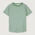 T-Shirt Bright Green Off White - T-Shirs und Tops aus hochwertigen Materialien für warme Tage | Stadtlandkind