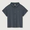 Poloshirt Blue Grey - T-Shirs und Tops aus hochwertigen Materialien für warme Tage | Stadtlandkind