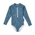 Swimsuit UPF 50+ Deep Ocean Blue - The right swimsuit for your kids with ruffles, stripes or rather an animal print? | Stadtlandkind