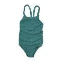 Maillot de bain Rib Pool Green - Le bon maillot de bain pour vos enfants avec des volants, des rayures ou plutôt un imprimé animal | Stadtlandkind