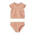 Judie Printed Bikini Set Leo spots - Tuscany rose