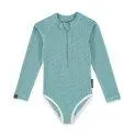 Maillot de bain UPF 50+ Ribbed Coastal Shade - Le bon maillot de bain pour vos enfants avec des volants, des rayures ou plutôt un imprimé animal | Stadtlandkind