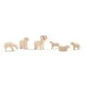 Ostheimer Groupe de moutons Mini 6 pièces - Objets décoratifs et pratiques pour la maison | Stadtlandkind