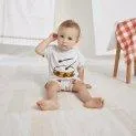 Baby T-Shirt Play The Drum Beige - T-Shirts und mit coolen Prints, Rüschen oder simplen Designs für dein Baby | Stadtlandkind