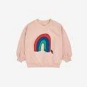 Baby Sweatshirt Rainbow Light Pink - Sweatshirt aus hochwertigen Materialien für dein Baby | Stadtlandkind