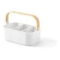 Boîte de rangement Bellwood, Nature/Blanc - De beaux distributeurs de savon pour la salle de bain | Stadtlandkind