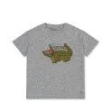 T-shirt Famo Grey Melange - Shirts and tops for your kids made of high quality materials | Stadtlandkind