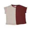 T-Shirt maroon + egg - T-Shirts und mit coolen Prints, Rüschen oder simplen Designs für dein Baby | Stadtlandkind