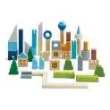 City parts set (45Pieces) - Building and constructing gives free rein to creativity | Stadtlandkind