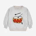 Sweatshirt Play the Drum - Sweatshirts in verschiedenen Designs mit Reissverschluss, Knöpfen oder ganz ohne in der klassischen Variante | Stadtlandkind
