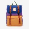 Sac à dos Bobo Choses Color Block Purple - Des sacs à dos indispensables pour l'école, les voyages et les vacances. | Stadtlandkind
