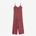 Adult Overall Fireworks Print Coral Pink - Stylish and practical dungarees and overalls | Stadtlandkind