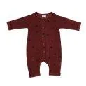 Baby overall maroon - Sustainable baby fashion made from high quality materials | Stadtlandkind