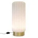 Dentelles Tall XL Lampe mit Kabel und Dimmer - goldener Fuss