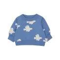 Baby Sweatshirt Doves Azure - Sweatshirt aus hochwertigen Materialien für dein Baby | Stadtlandkind