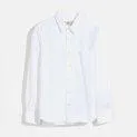 GANIX 12White shirt - Brightly colored but also simple long-sleeved shirts in Scandinavian designs for the cooler days | Stadtlandkind