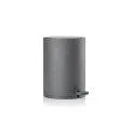 Pedal bin Karma 3 l, gray - Toilet brushes and pedal bins for the bathroom | Stadtlandkind