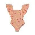 Maillot de bain Hearts Stars Papaya - Le bon maillot de bain pour vos enfants avec des volants, des rayures ou plutôt un imprimé animal | Stadtlandkind