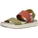 Women's sandals Elle Backstrap martini olive/baked clay - Cute, comfortable and nice and airy - we love sandals for hot days | Stadtlandkind