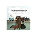 Children's book Three animals traveling by train