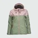 Veste de pluie pour femmes Nala hedge green - La veste un peu différente - à la mode et inhabituelle | Stadtlandkind