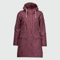 Manteau de pluie pour femme Letti catawba grape - La veste un peu différente - à la mode et inhabituelle | Stadtlandkind