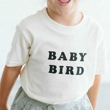 T-Shirt Baby Bird White - The Bee & the Fox