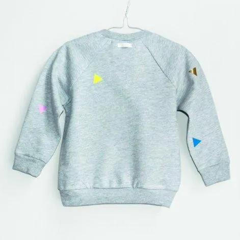 Sweater Triangles Grey - pom Berlin
