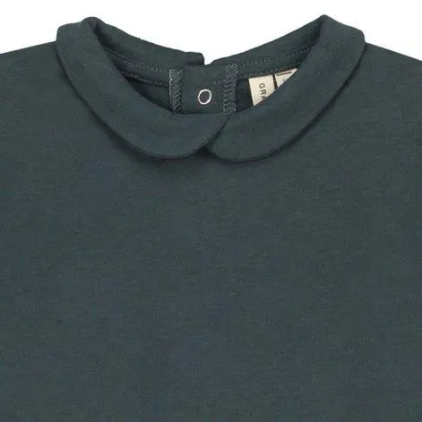 Baby Collar Tee Blue Grey - Gray Label