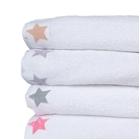Bath Towel Stars Rosé - francis ebet