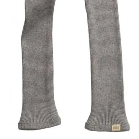 Leggings Silk Bieber Grey Melange - minimalisma