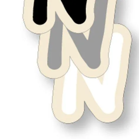 Buchstaben gross N - Kynee