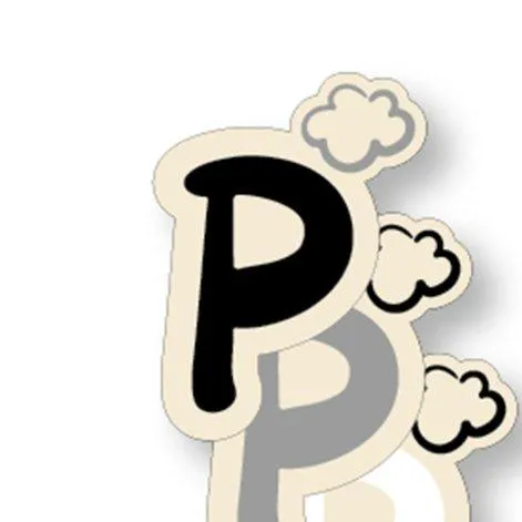 Large letters P - Kynee